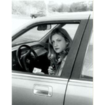 Woman in Car Target