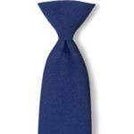 Uniform Solid Clip-On Ties