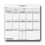Personal Record Cards 8 x 8