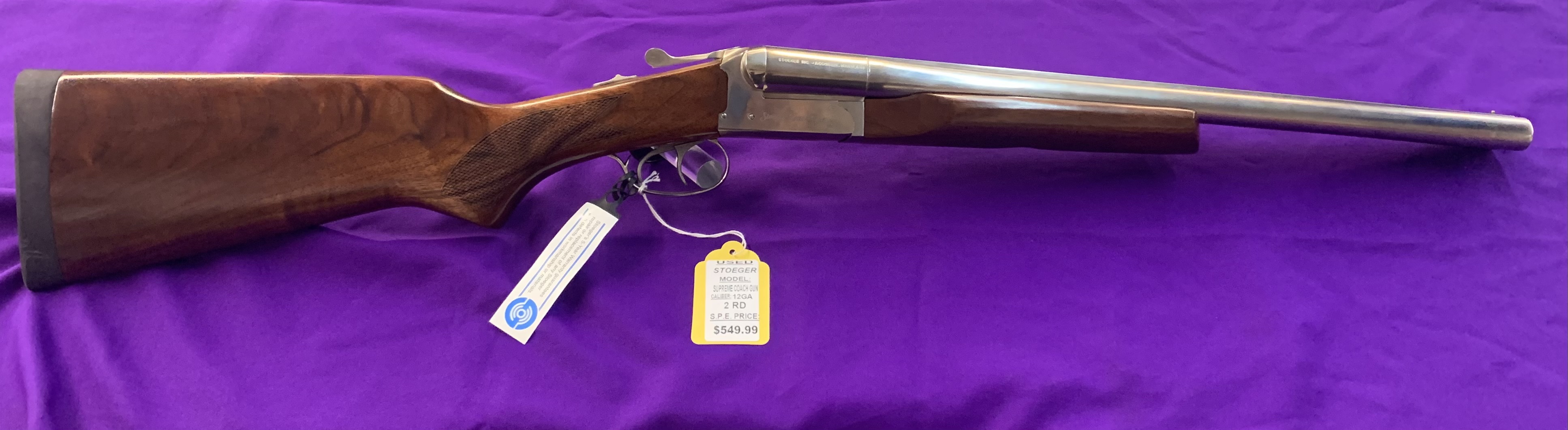 SUPREME COACH GUN NICKEL (USED)