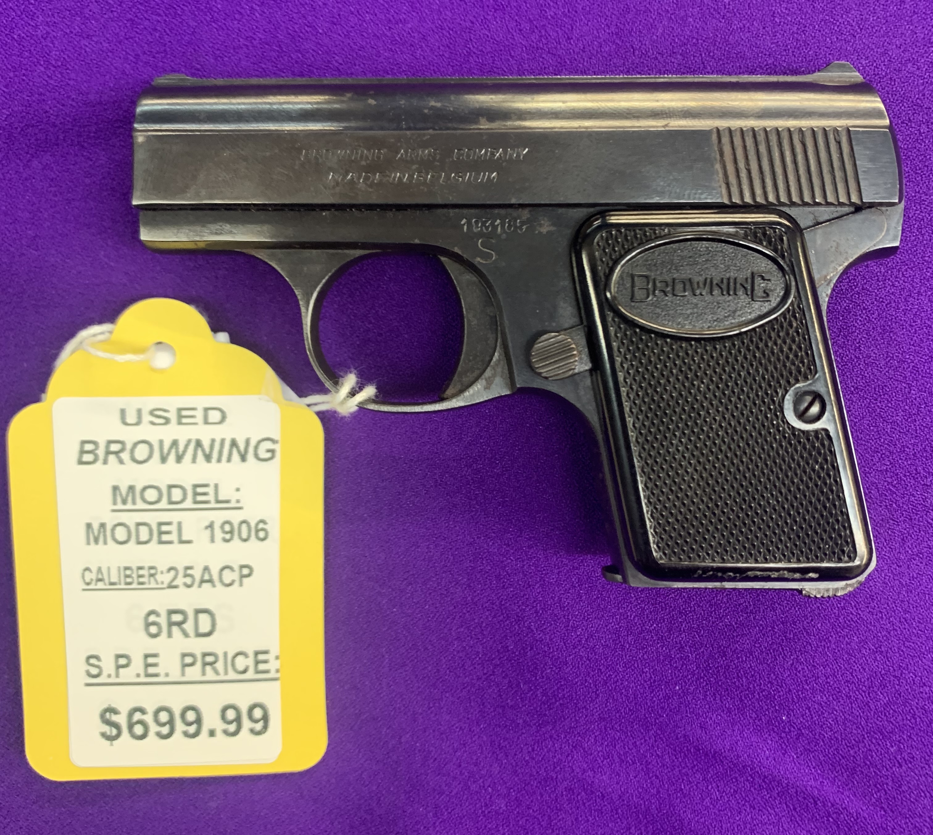MODEL 1906 BABY BROWNING (USED)