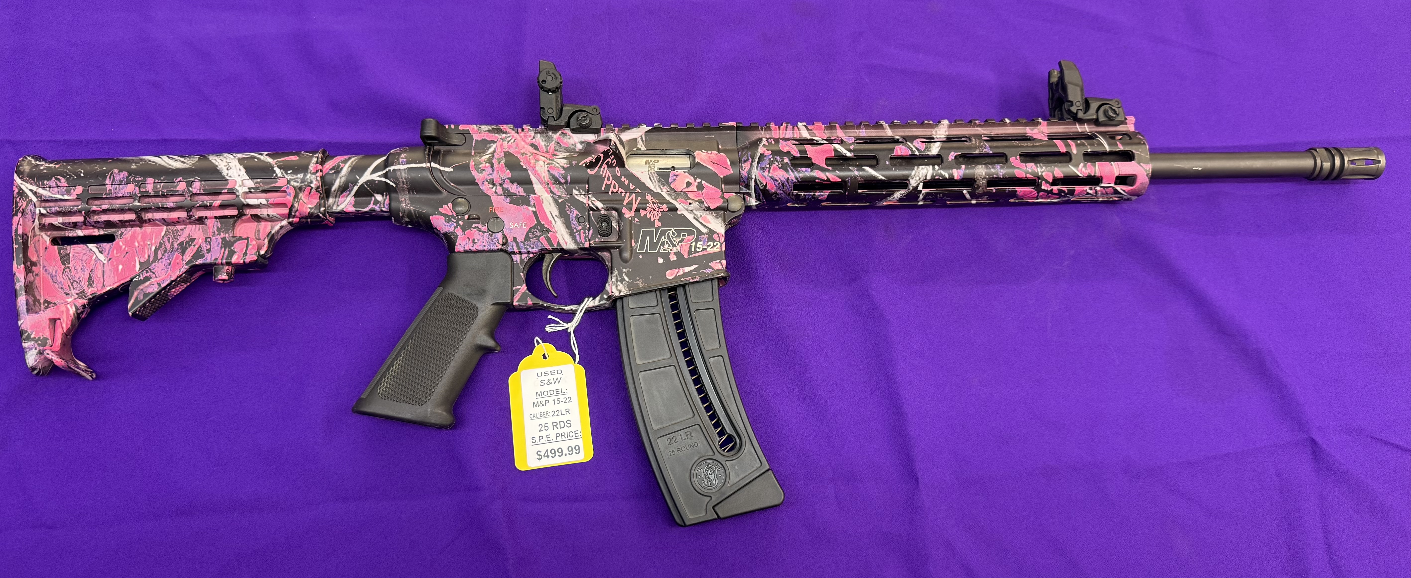 M&P 15-22 PINK CAMO (USED)